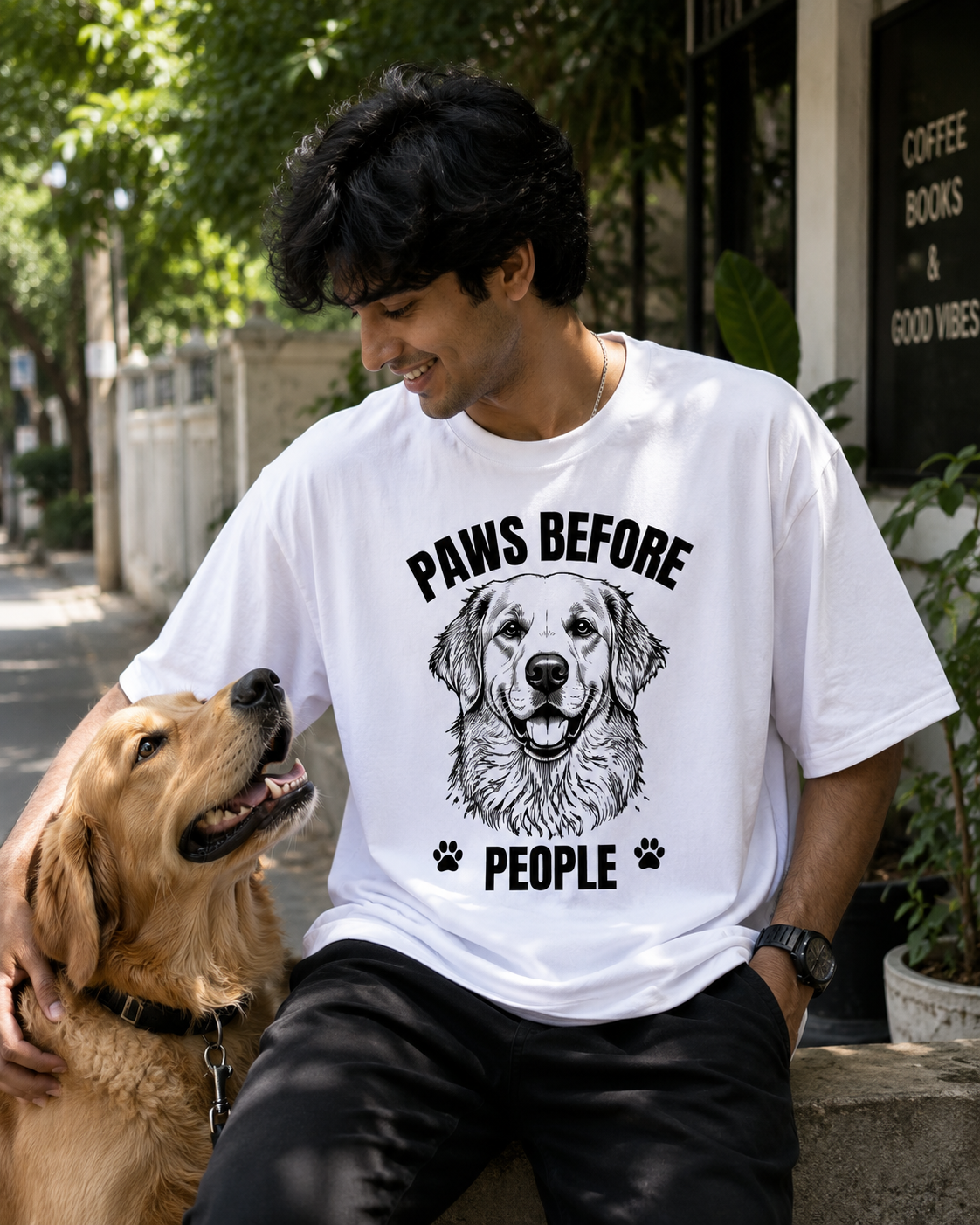 Paws Before People – Oversized Unisex T-Shirt