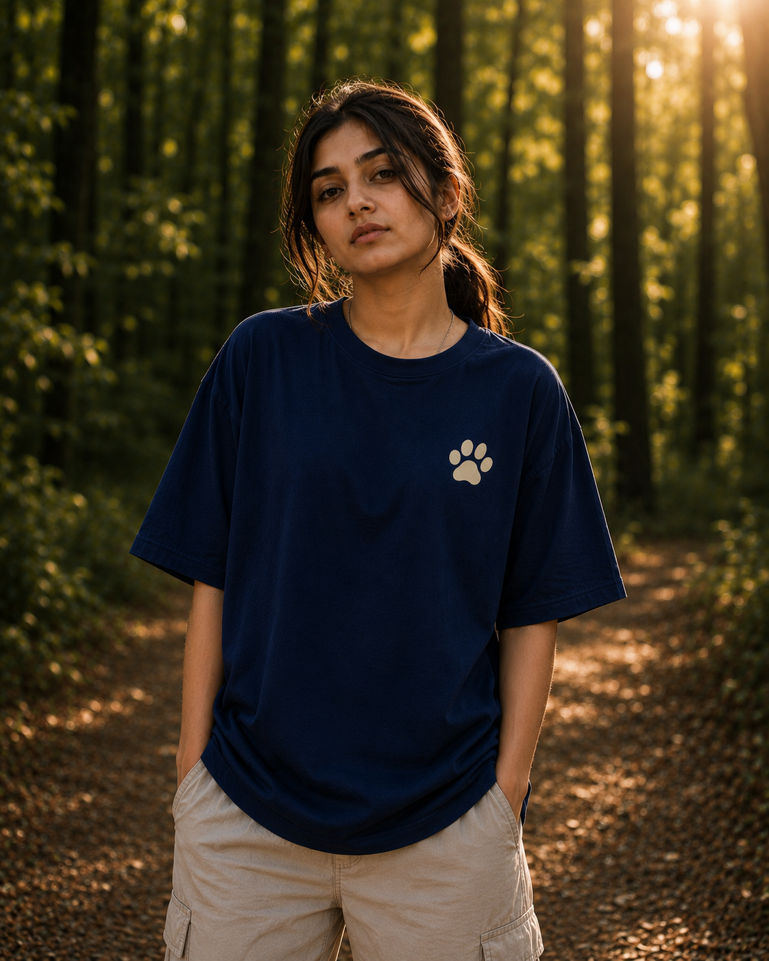 My Peace Has Four Paws | Premium Oversized T-Shirt
