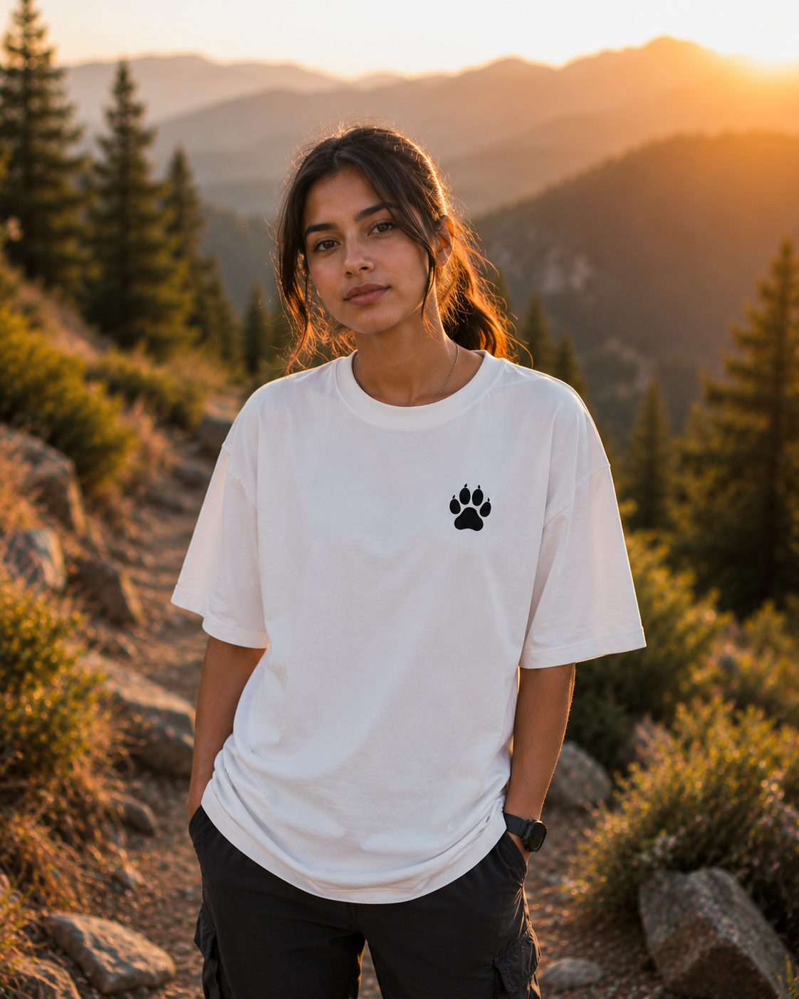 Every Trail Is Better Together | Premium Oversized T-Shirt
