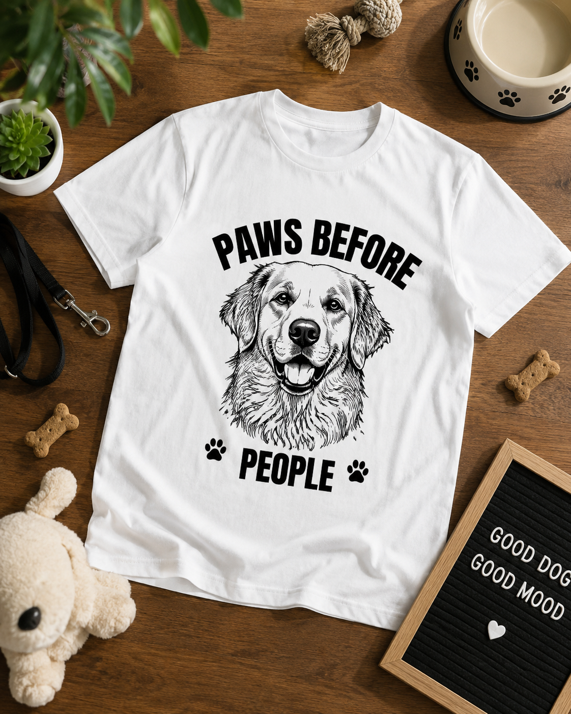 Paws Before People – Oversized Unisex T-Shirt