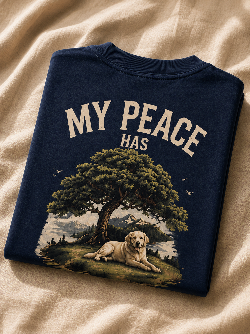 My Peace Has Four Paws | Premium Oversized T-Shirt