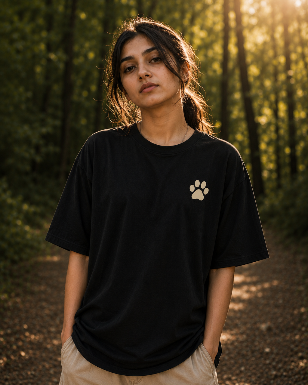 My Peace Has Four Paws | Premium Oversized T-Shirt