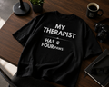 My Therapist Has Four Paws | Premium Oversized Unisex T-Shirt