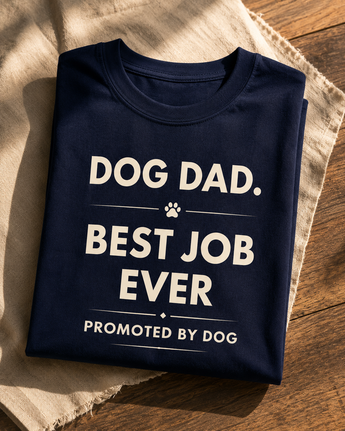 Dog Dad – Best Job Ever | Premium Oversized T-Shirt