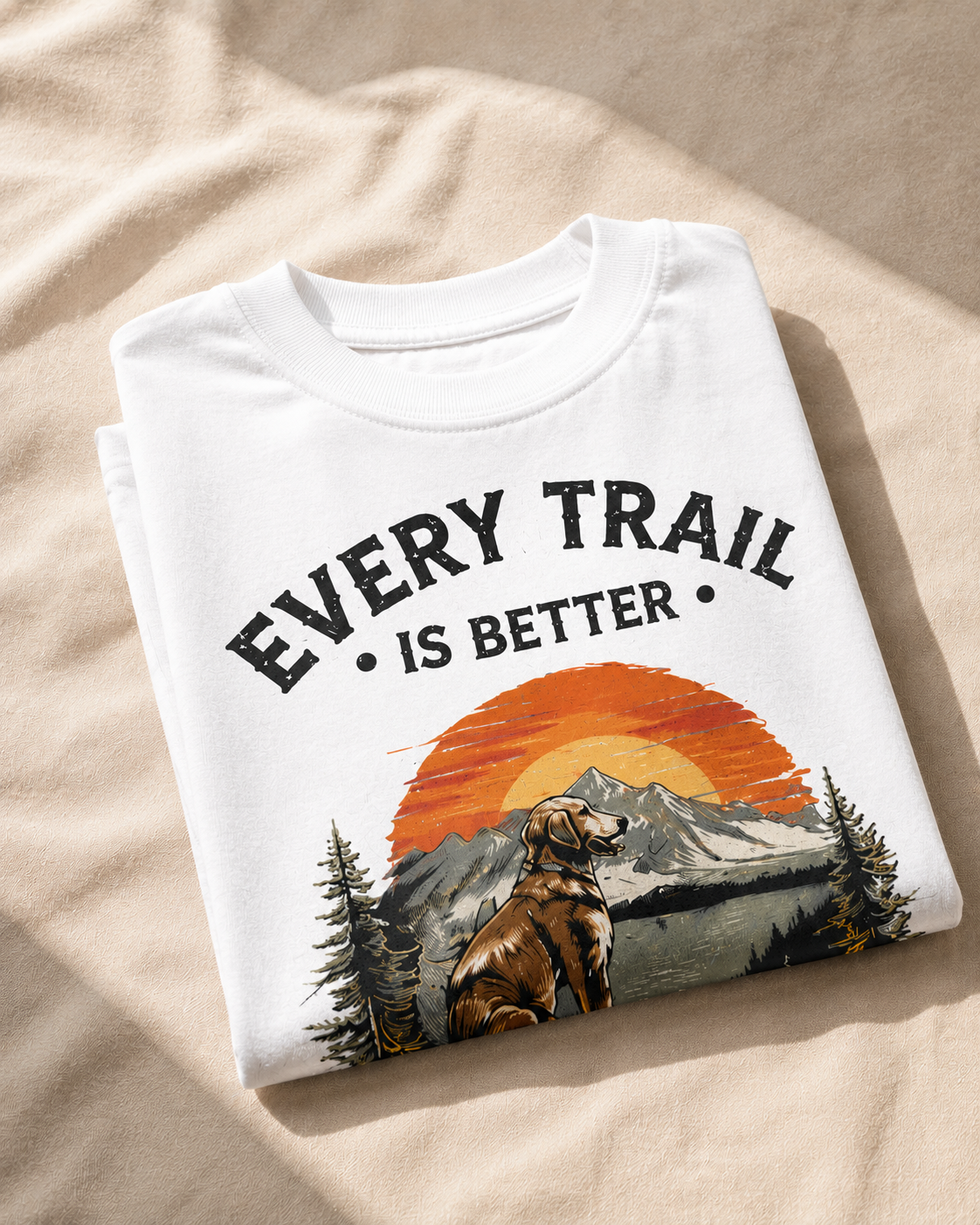 Every Trail Is Better Together | Premium Oversized T-Shirt