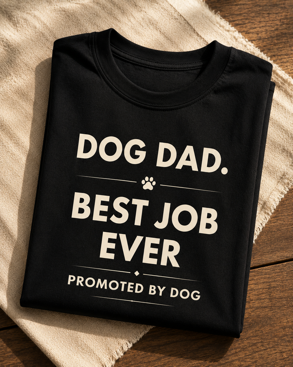 Dog Dad – Best Job Ever | Premium Oversized T-Shirt
