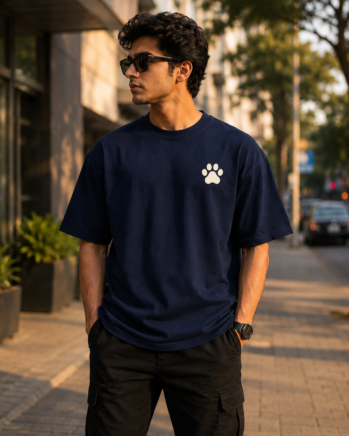Dog Dad – Best Job Ever | Premium Oversized T-Shirt